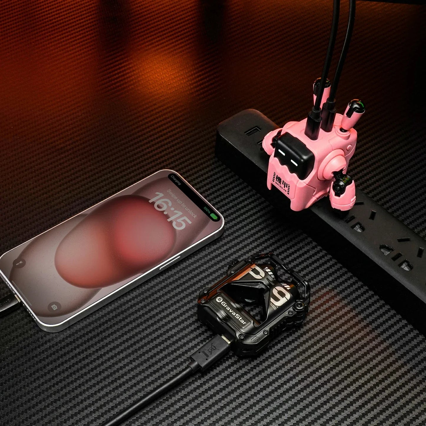 Delta35 35W GaN Fast Charger - Pink