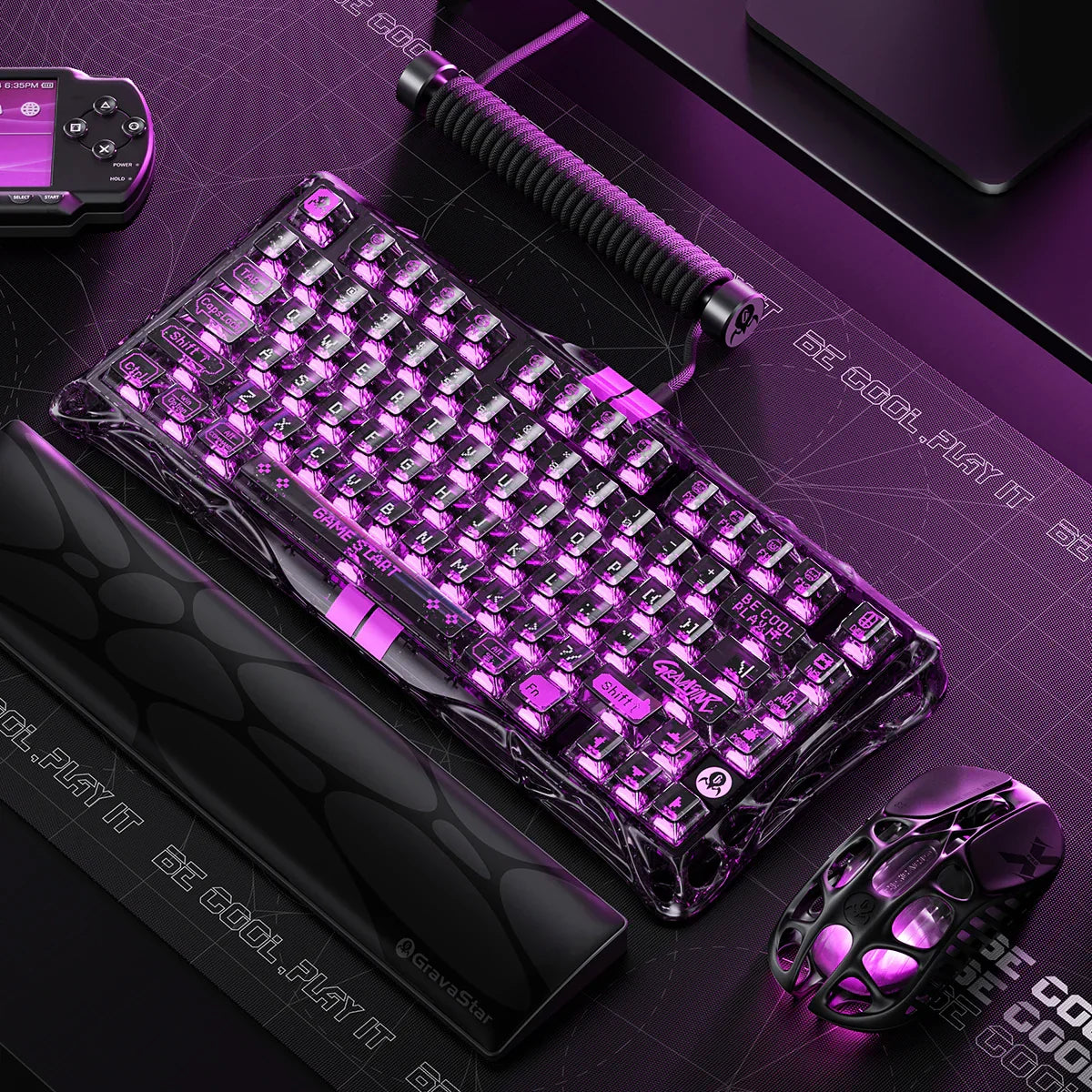 Mercury V75 Lite - Transparent Black