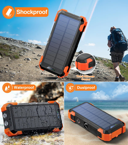 PN-W33A Solar Power Bank 42,800mAh