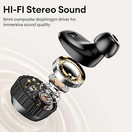 Wireless Earbuds with Touch Screen Headphones