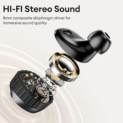 Wireless Earbuds with Touch Screen Headphones