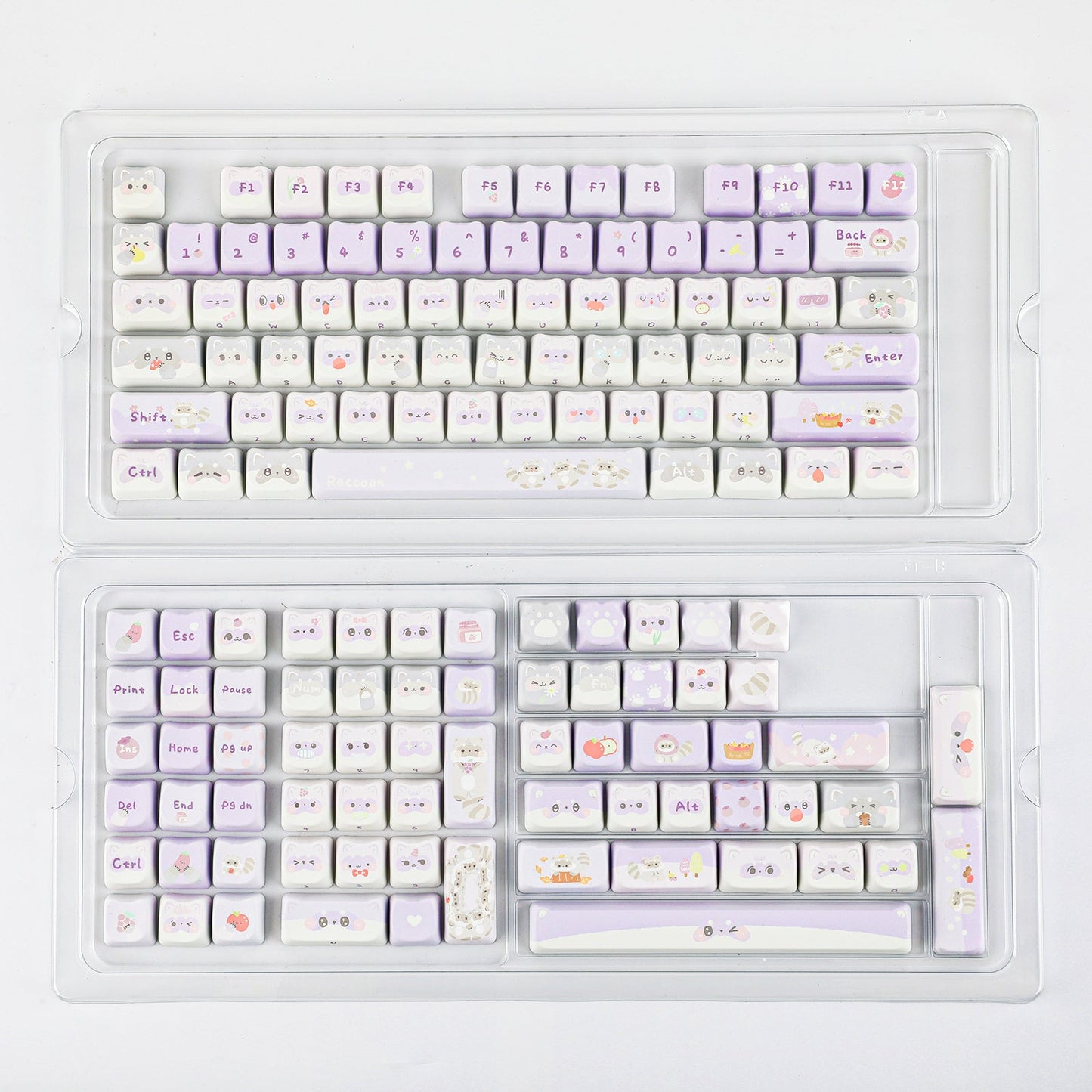 KiiBOOM x Maorbeng Raccoon Dynasty Keycap Set