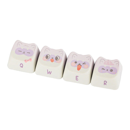 KiiBOOM x Maorbeng Raccoon Dynasty Keycap Set