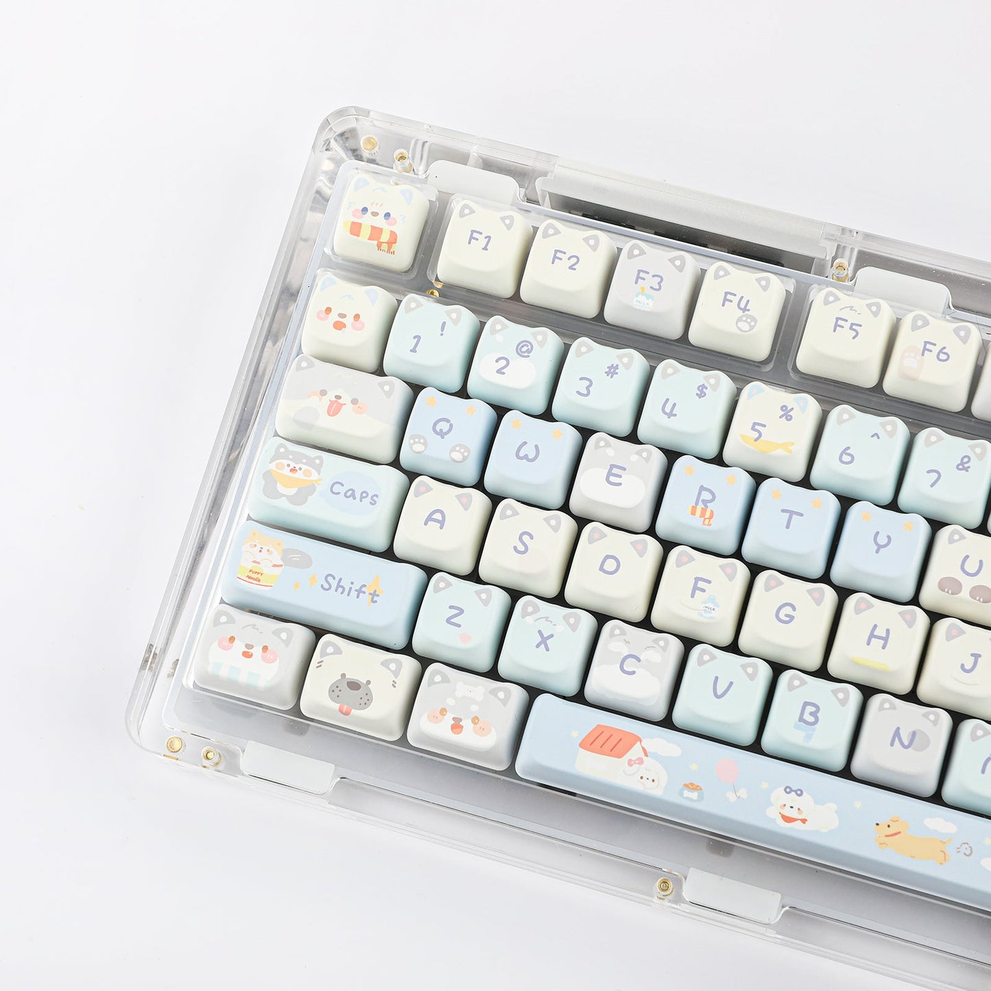 KiiBOOM × Maorbeng WoofWoof Squad Keycap Set