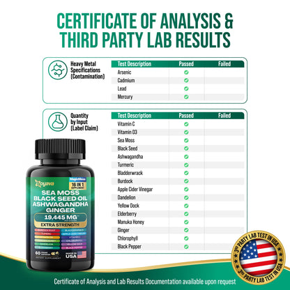 Dynamic Vitality Boost Duo: Sea Moss & Shilajit