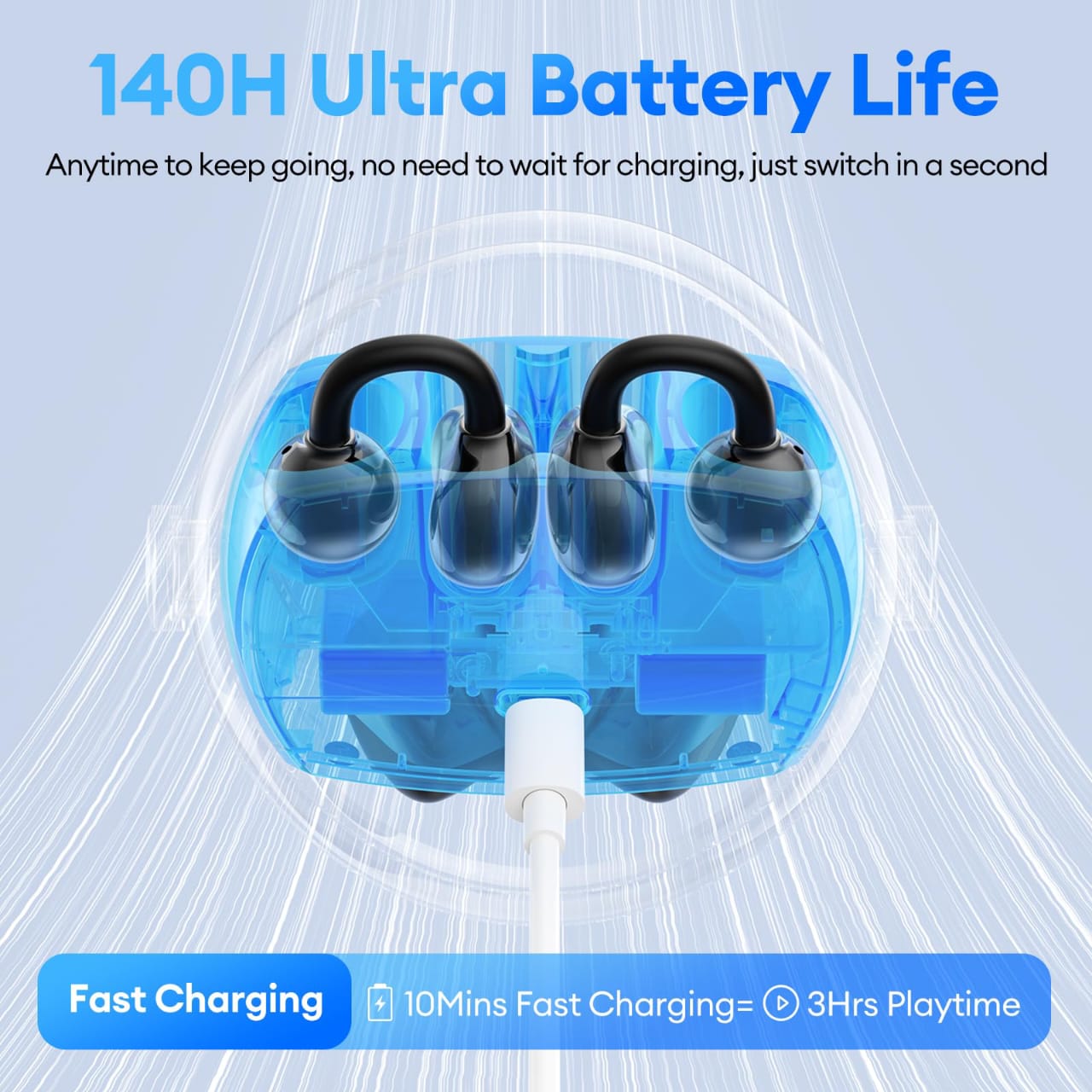 Wireless Earbuds with Touch Screen Headphones
