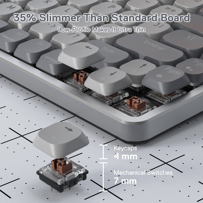 AZURE K652 Wireless Mechanical Keyboard for Mac