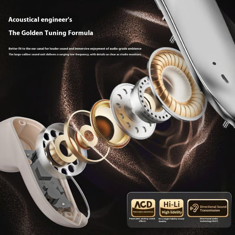 Bluetooth Earbuds with Comfortable Ear Hooks, IPX5 Waterproof