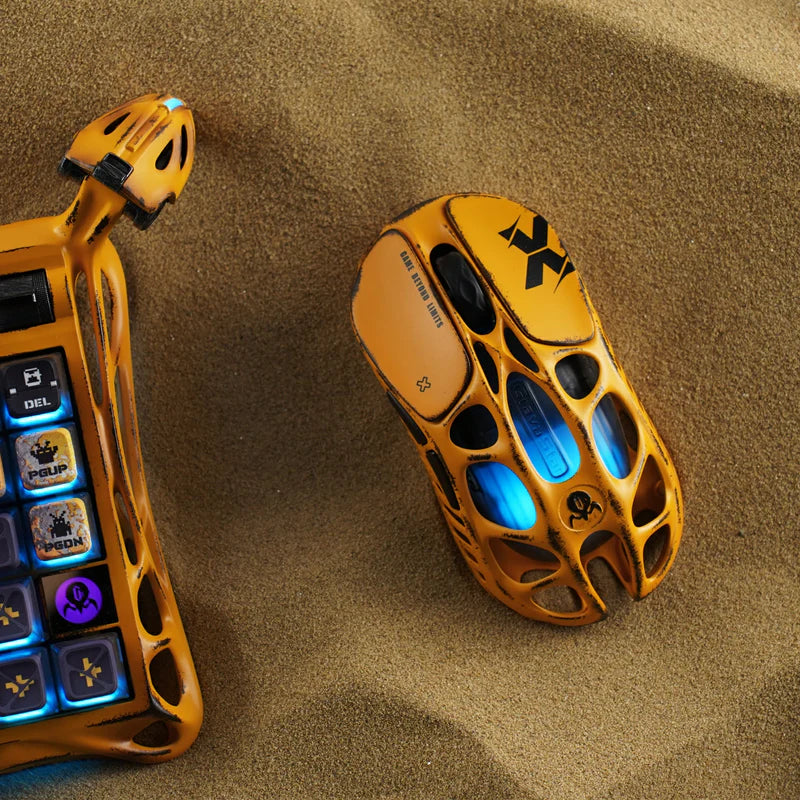 Handcrafted Gaming Set - Battle-Worn Yellow