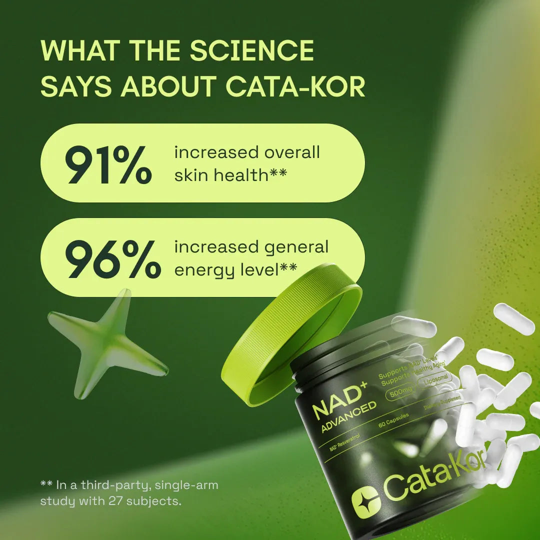 Cata-Kor NAD+ Advanced – NAD Supplement with Resveratrol