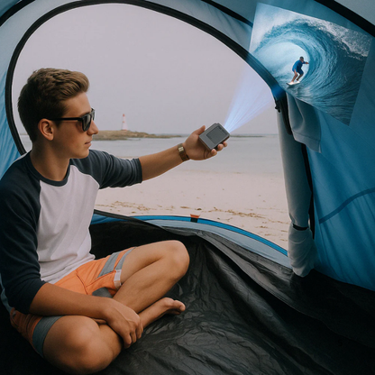 1080P Mini Laser Projector with Autofocus