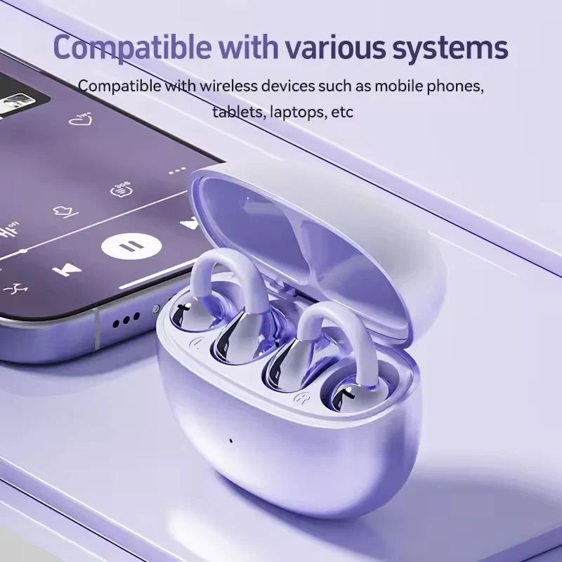 Słuchawki Bluetooth z klipsem dousznym AI 